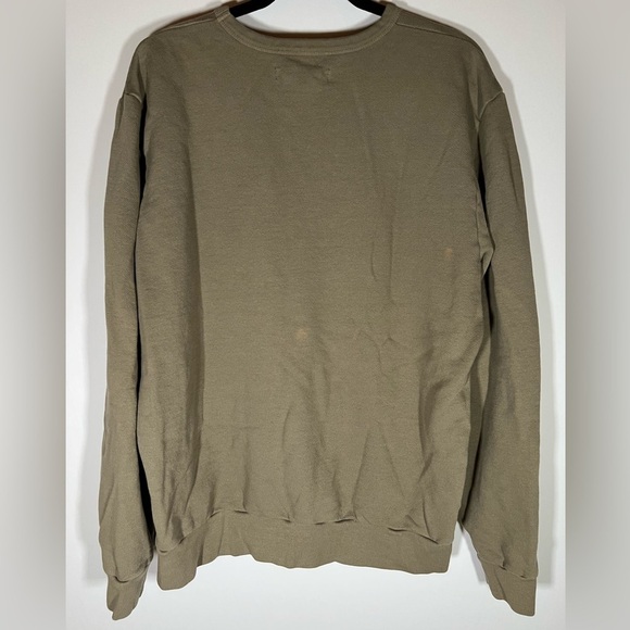 Outerknown army green long slv sweatshirt mens sz XXL casual gorpcore athleisure - Picture 2 of 11